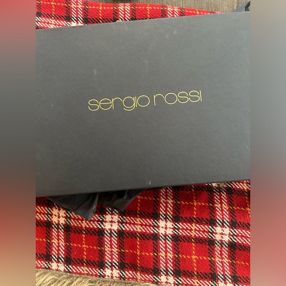 Maroon Sergio Rossi over the knee heel boots. NWT - never used. Spectacular! - Picture 2 of 6